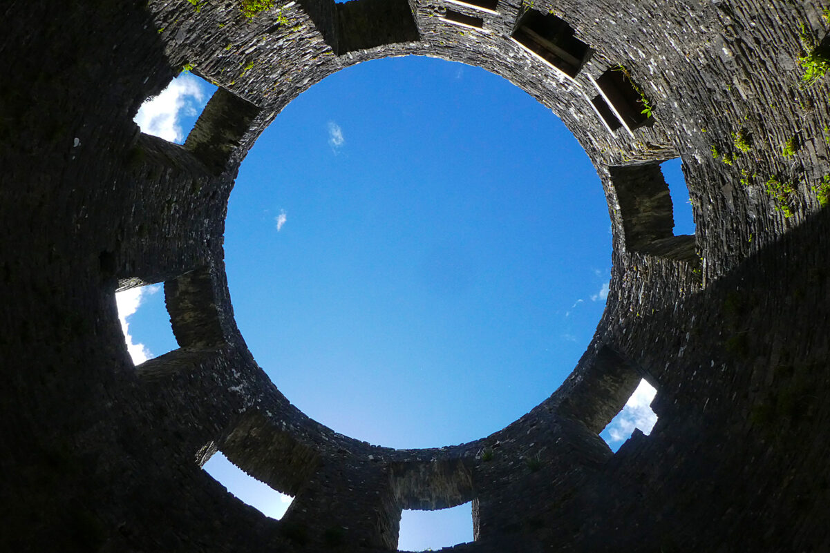 View from inside Dinefwr Castle Turret © Coedmor Cottages