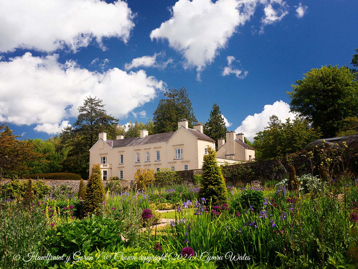 Aberglasney - on of the best gardens to visit in Mid & West Wales.