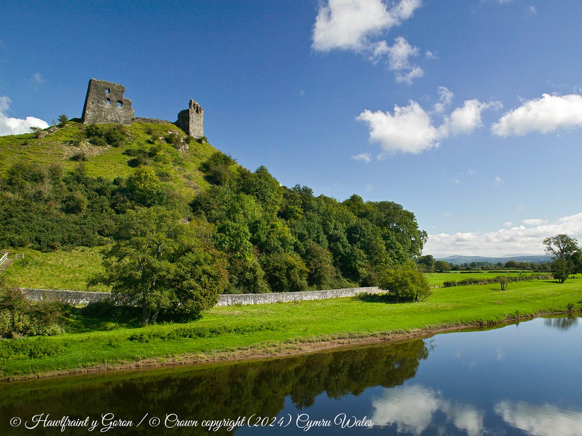 Castles of Mid & West Wales - Dryslwyn Castle.