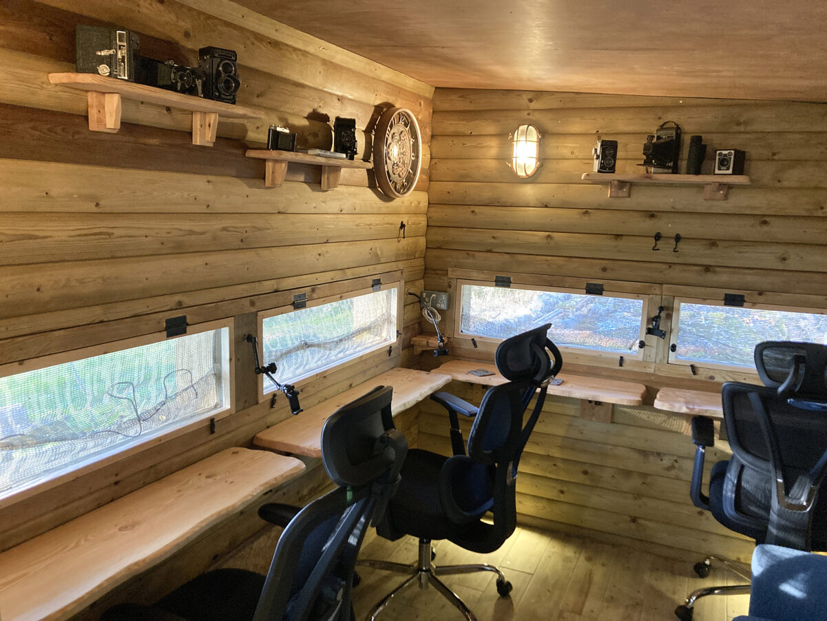 Luxury Bird Hide in West Wales