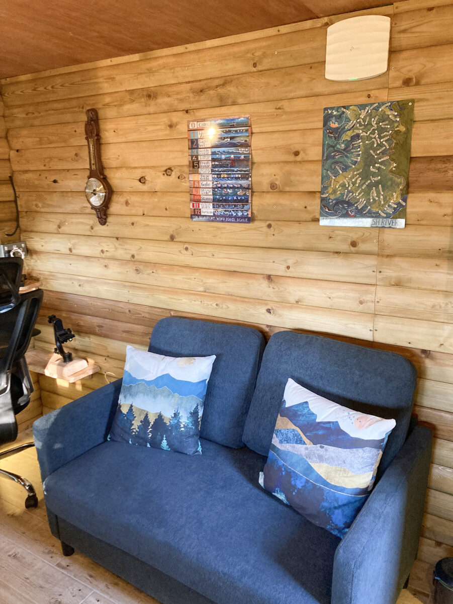 Relax in the bird hide near Lampeter